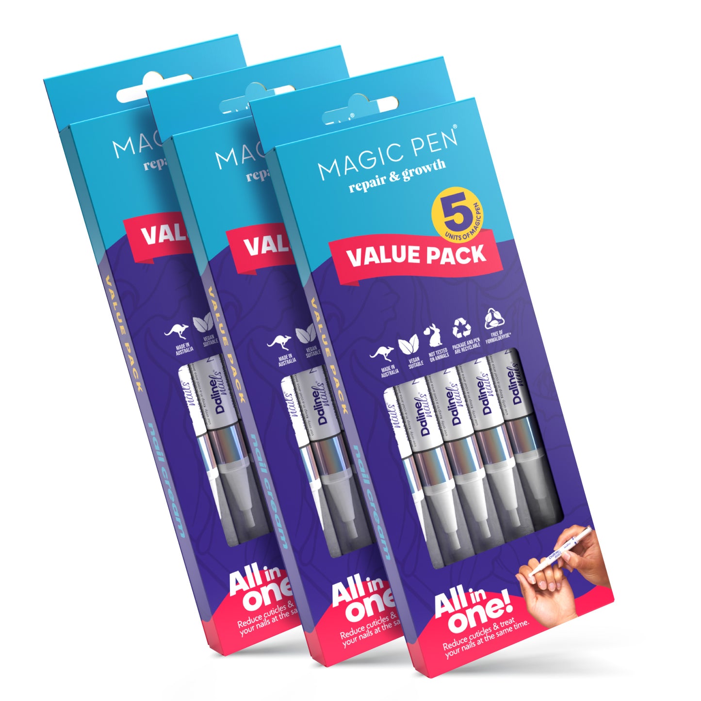 Magic Pen Repair & Grow Daily Nail Creme - 15 pens